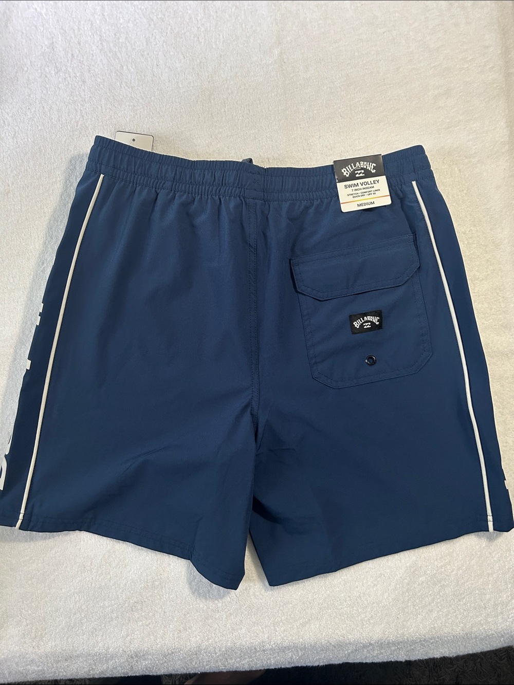 Billabong Medium Trunks Afterburner Swim Volley in Insignia Blue Undershorts NWT - Picture 4 of 12